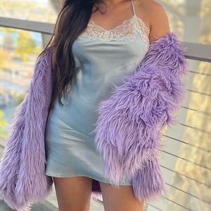 Handmade lavender haze coat for the Eras Concert